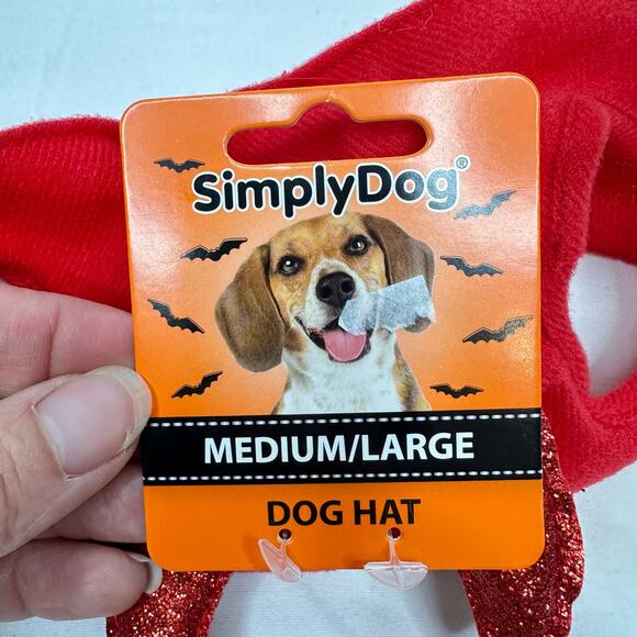 NEW Dog Hats Headpieces Dress Up Avocado Toast Bread Devil Angel Medium Large - Picture 3 of 4